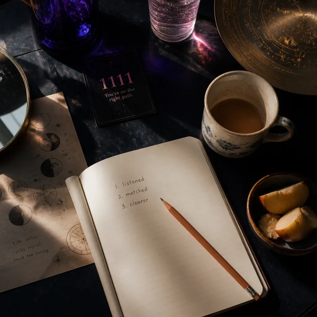 Notebook notes after a Dream-Self audio session