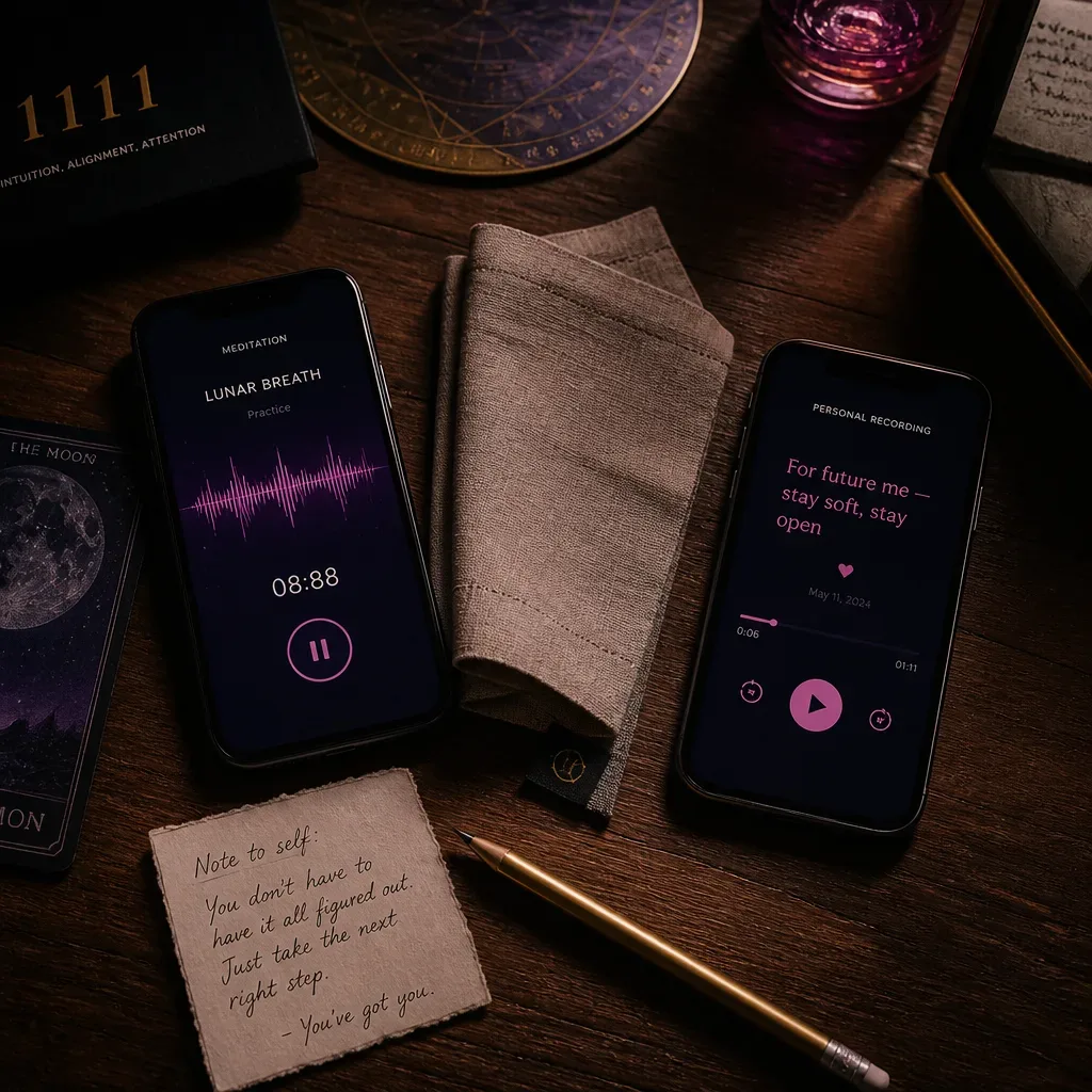 Two audio practices compared on a quiet table