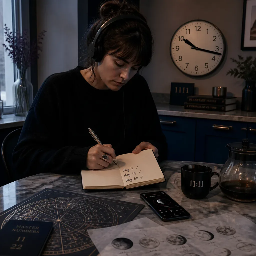 Morning listener tracking audio practice signals